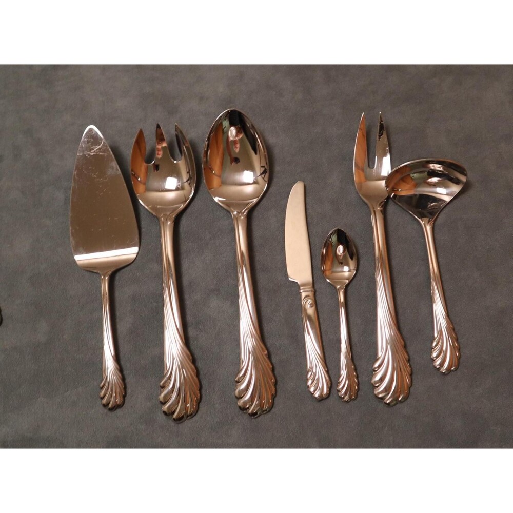 Yamazaki Cove Stainless Flatware Serving Set 7 Pc